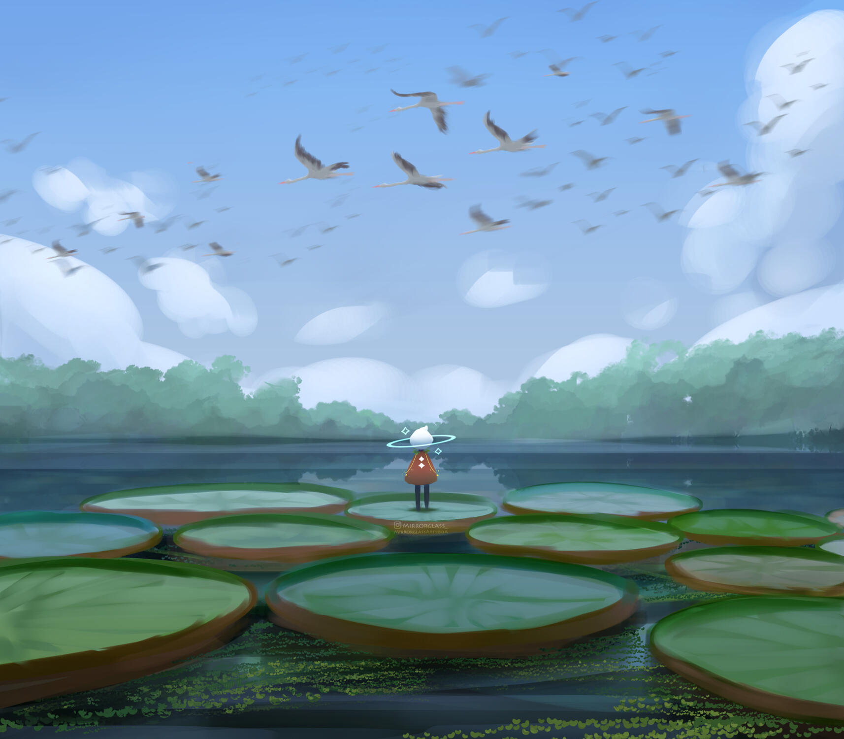 Giant Water Lily